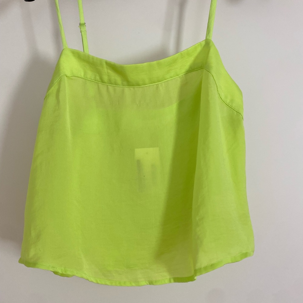 Flowy Tank In Lime by Étophe Studios